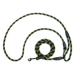 Повідець для Собак Barksi світловідбивний "Вільні руки" Салатовий