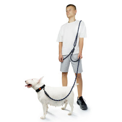 Повідець для Собак Barksi світловідбивний "Вільні руки" Синій