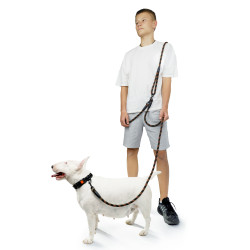 Повідець для Собак Barksi світловідбивний "Вільні руки" Помаранчевий