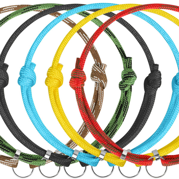 Шнурок для адресників Barksi з паракорду для собак та котів Блакитний