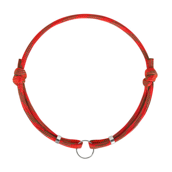 Шнурок для адресників Barksi з паракорду для собак та котів Червоний