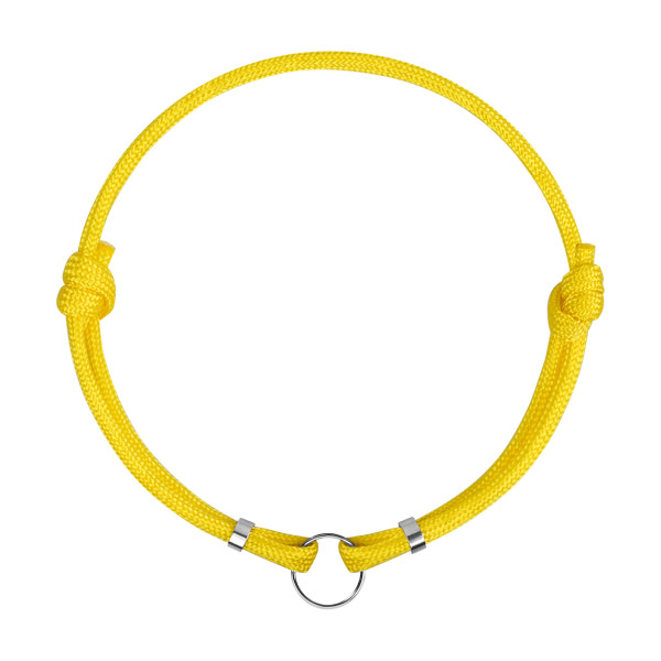 Шнурок для адресників Barksi з паракорду для собак та котів Жовтий