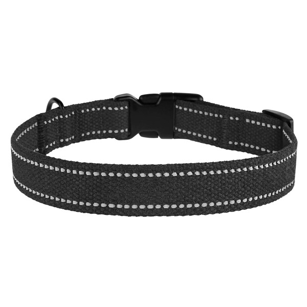 Нашийник для собак Barksi Сotton рефлекторний брезент Графіт