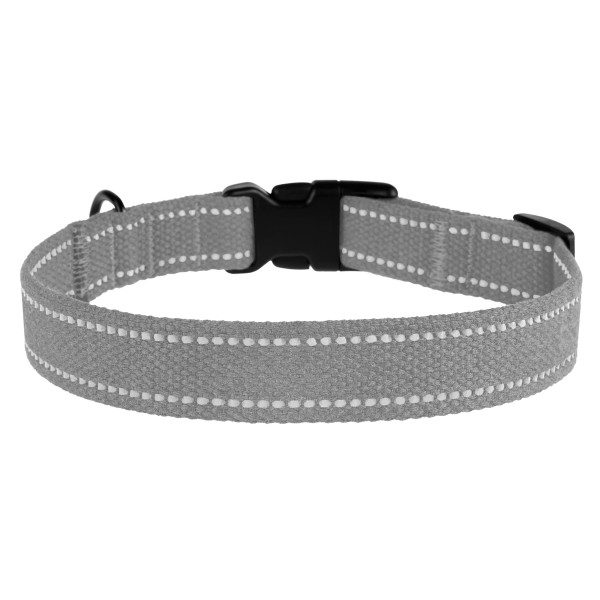 Нашийник для собак Barksi Сotton рефлекторний сірий