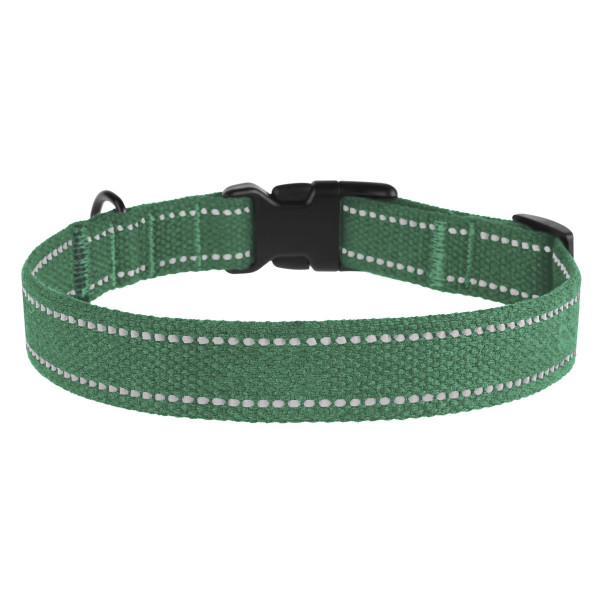 Нашийник для собак Barksi Сotton рефлекторний брезент Армійський