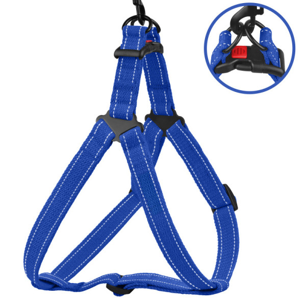 Шлея для Собак Barksi Сotton Стандарт Рефлекторна бавовняна Брезент Волошкова