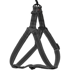 Шлея для Собак Barksi Сotton Стандарт Рефлекторна бавовняна Брезент Графіт