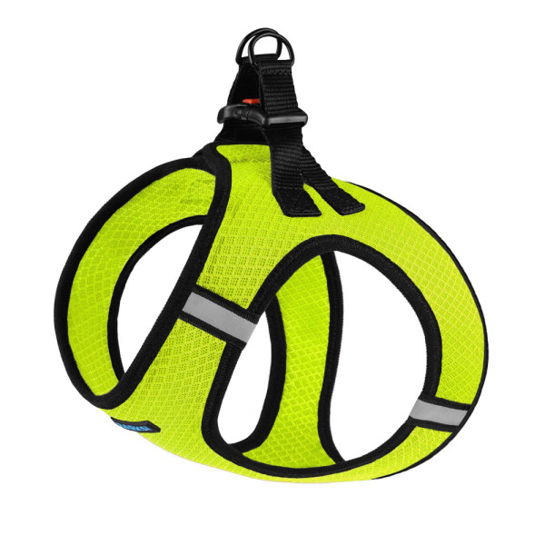 Шлея для собак Bronzedog Mesh Vest 3D сітка Лимонна