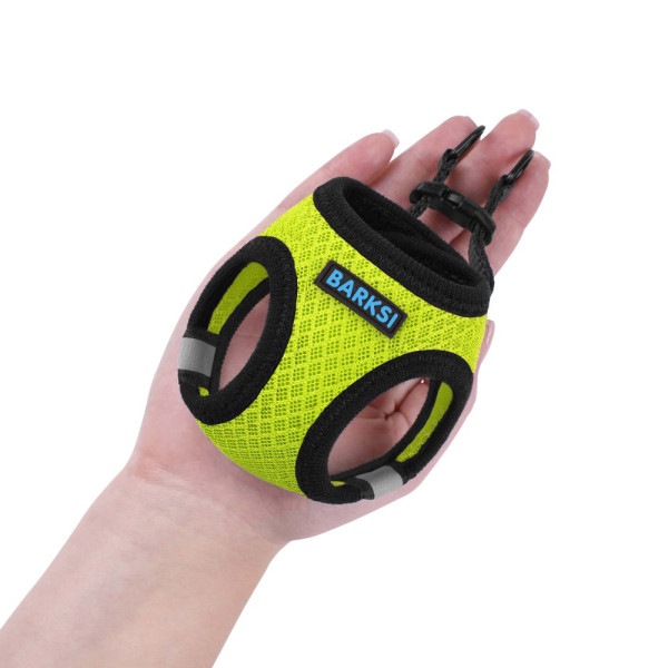 Шлея для собак Bronzedog Mesh Vest 3D сітка Лимонна