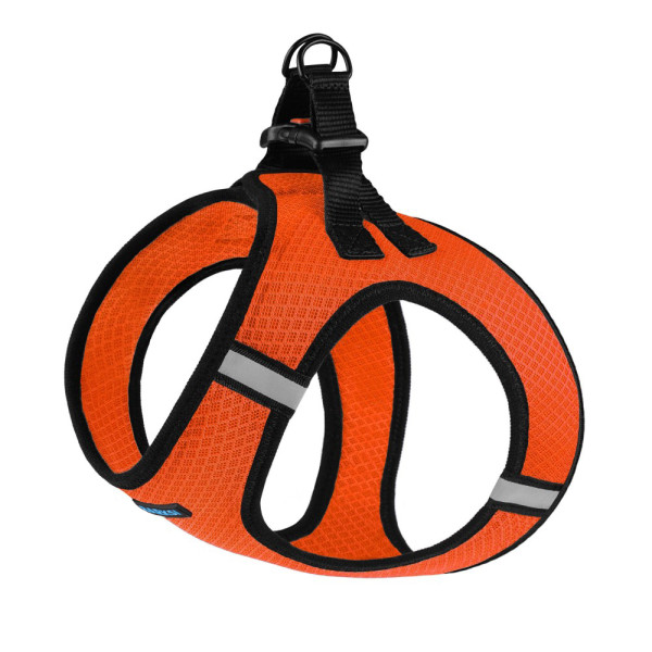 Шлея для собак Bronzedog Mesh Vest 3D сітка Помаранчева