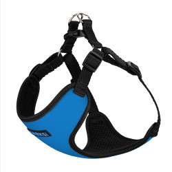 Шлея для Собак Дрібних Порід Barksi Sport Неопрен 3D Сітка Блакитна