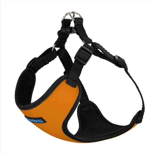 Шлея для Собак Дрібних Порід Barksi Sport Неопрен 3D Сітка Помаранчева