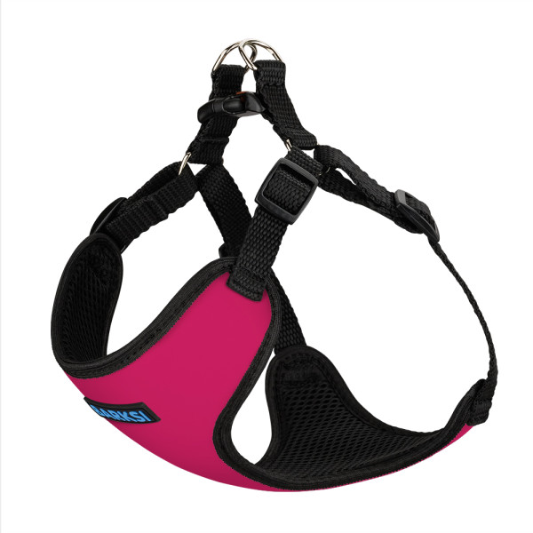 Шлея для Собак Дрібних Порід Barksi Sport Неопрен 3D Сітка Рожева