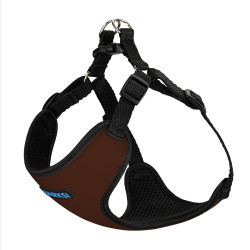 Шлея для Собак Дрібних Порід Barksi Sport Неопрен 3D Сітка Коричнева