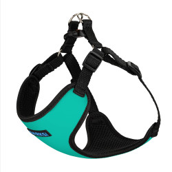 Шлея для Собак Дрібних Порід Barksi Sport Неопрен 3D Сітка Бірюзова