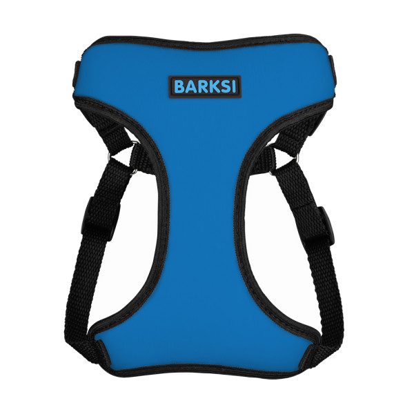 Шлея для Собак Дрібних Порід Barksi Sport Неопрен 3D Сітка Блакитна