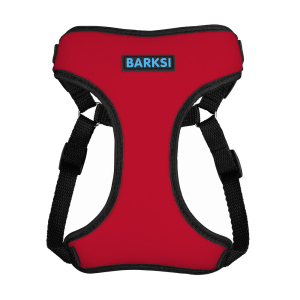 Шлея для Собак Дрібних Порід Barksi Sport Неопрен 3D Сітка Червона