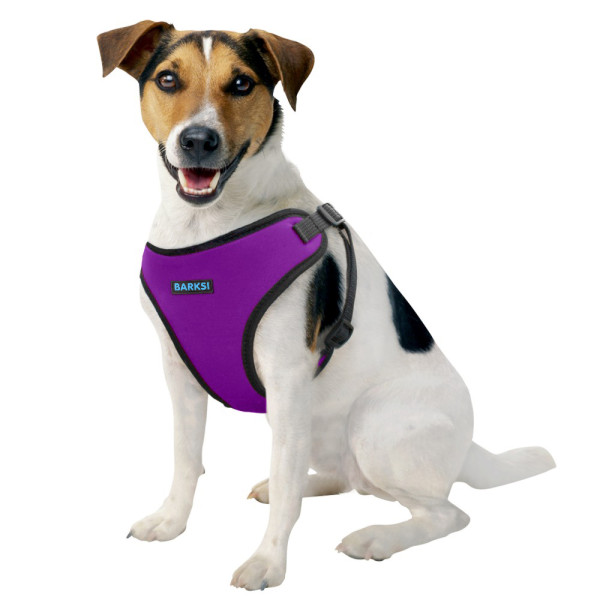 Шлея для Собак Дрібних Порід Barksi Sport Неопрен 3D Сітка Фіолетова