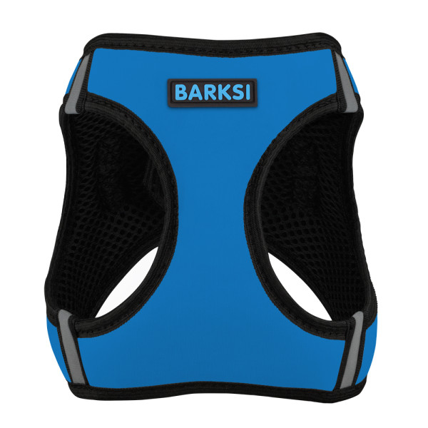Шлея для собак Barksi Sport Vest неопрен 3D сітка блакитна