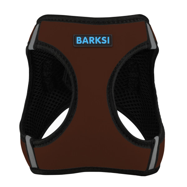 Шлея для собак Barksi Sport Vest неопрен 3D сітка коричнева
