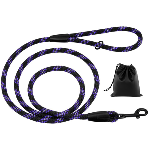 Повідець для Собак Barksi Active світловідбивний Чорно-Фіолетовий 300 см Повідець для Собак Barksi Active світловідбивний Чорно-Фіолетовий 300 см