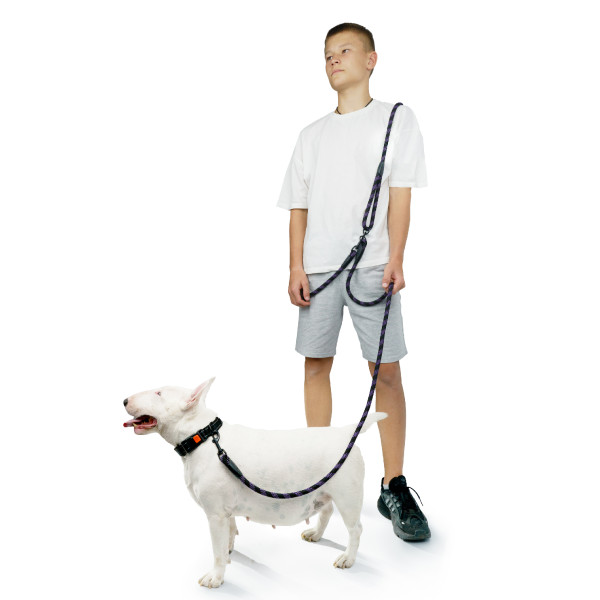 Повідець для Собак Barksi світловідбивний "Вільні руки" Фіолетовий Повідець для Собак Barksi світловідбивний "Вільні руки" Фіолетовий