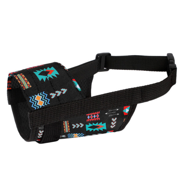 Намордник для собак Barksi нейлоновий регульований Ацтеки