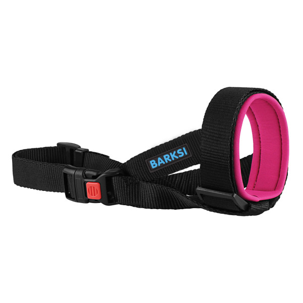 Намордник для собак Barksi універсальний неопреновий рожевий