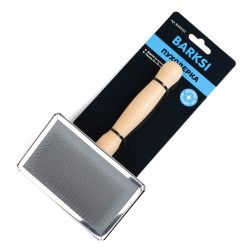 Пуходерка Щітка з Дерев'яною Ручкою Barksi 12 х 19 см