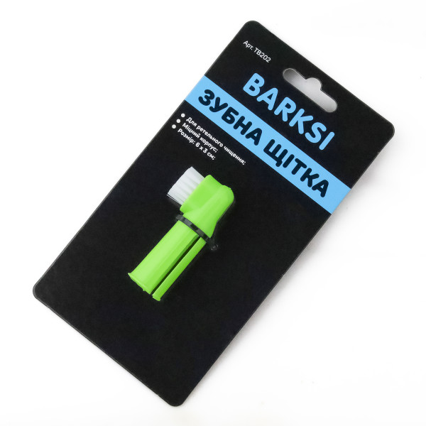 Зубна щітка Barksi 6 x 3 см