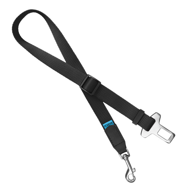 Автомобільний Ремінь Безпеки для Собак Barksi Нейлоновий Чорний