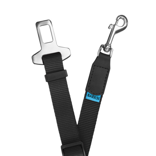 Автомобільний Ремінь Безпеки для Собак Barksi Нейлоновий Чорний