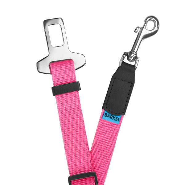 Автомобільний Ремінь Безпеки для Собак Barksi Нейлоновий Рожевий