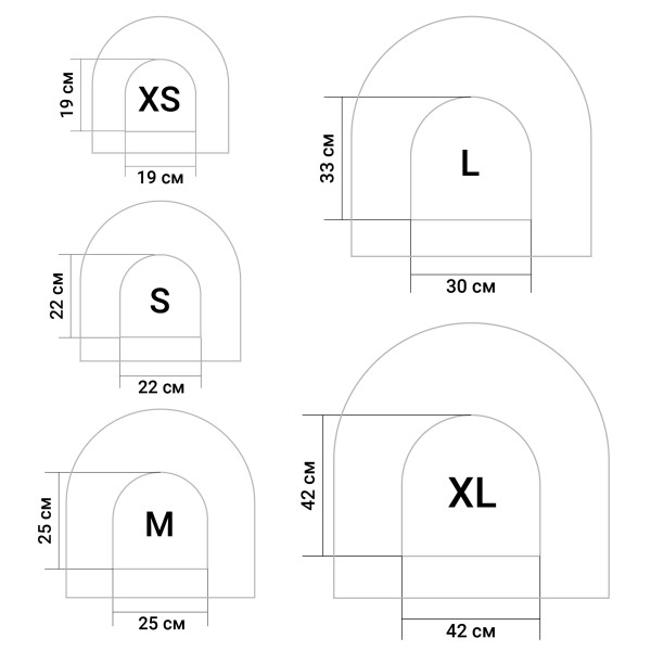 Будиночок для Тварин Barksi Хатка Сірий