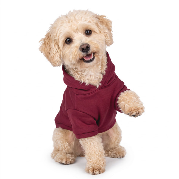 Худі для собак Barksi Textile Бордовий