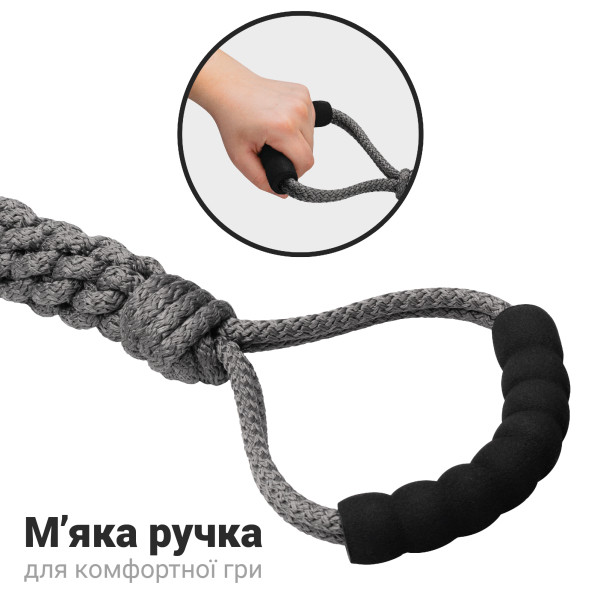 Іграшка для Собак із шнура Палка з хрустом Barksi