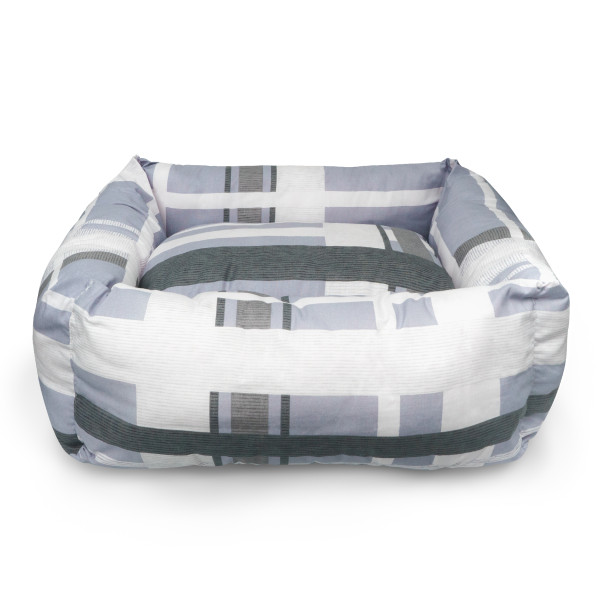 Лежак для Тварин BronzeDog Comfort Квадратний Сірий