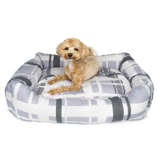 Лежак для Тварин BronzeDog Comfort Прямокутний Сірий
