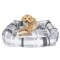 Лежак для Тварин BronzeDog Comfort Прямокутний Сірий  S