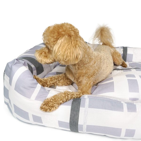Лежак для Тварин BronzeDog Comfort Прямокутний Сірий