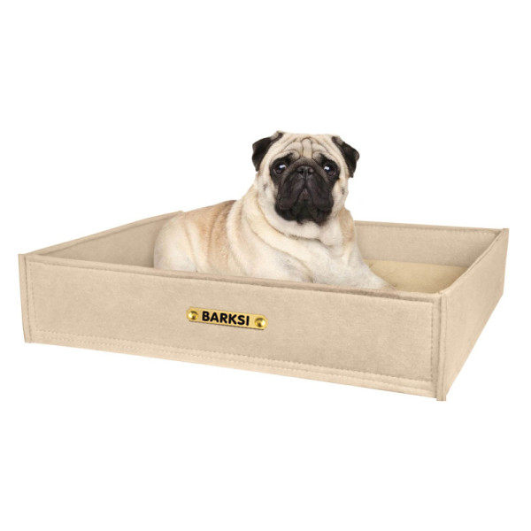Лежак для Тварин Barksi Прямокутний Бежевий