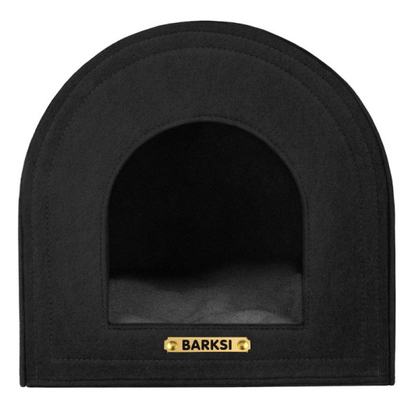 Будиночок для Тварин Barksi Хатка Чорний