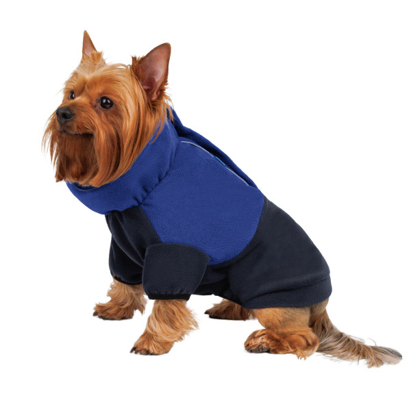 Флісова кофта для собак TM Barksi Textile Волошковий/Темно-синій