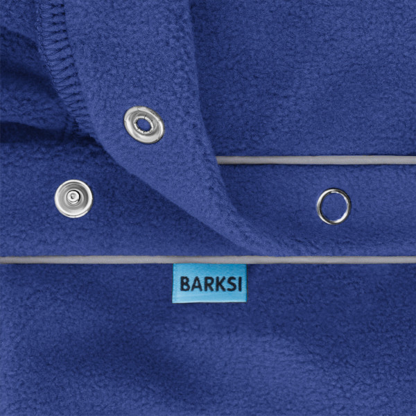 Флісова кофта для собак TM Barksi Textile Волошковий/Темно-синій