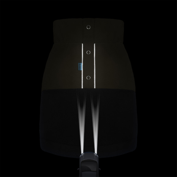 Флісова кофта для собак TM Barksi Textile Оливковий/Чорний