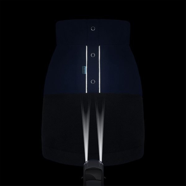 Флісова кофта для собак TM Barksi Textile Волошковий/Темно-синій