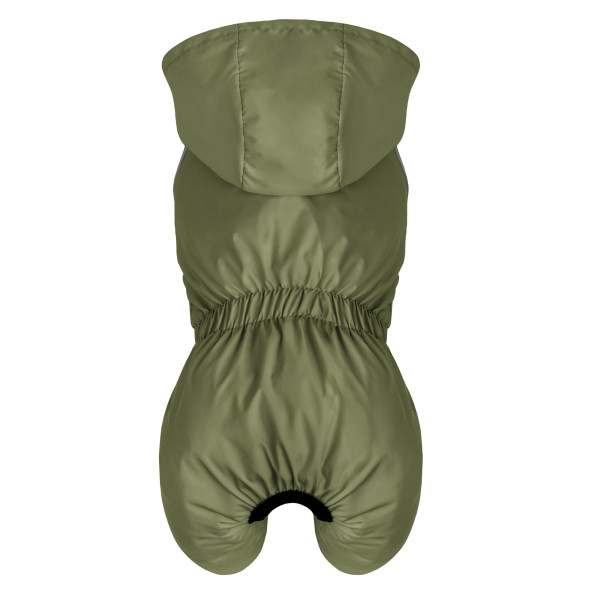 Комбінезон-дощовик для собак Barksi Textile Оливковий