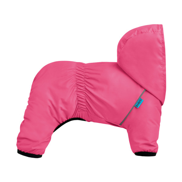 Комбінезон-дощовик для собак Barksi Textile Рожевий