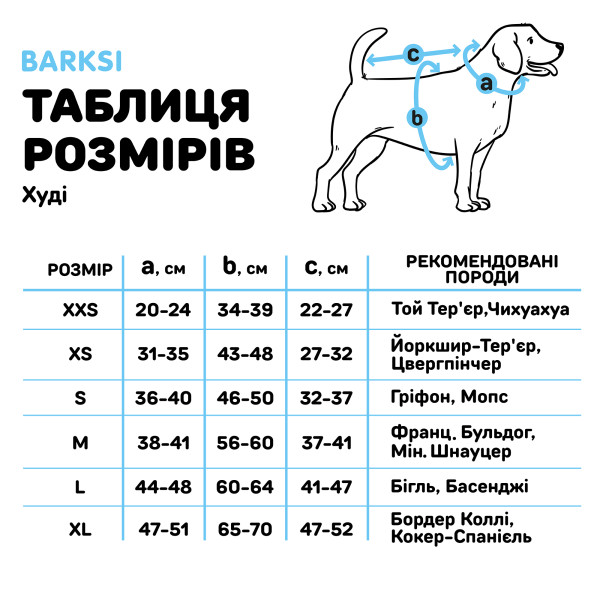 Худі для собак Barksi Textile Сірий