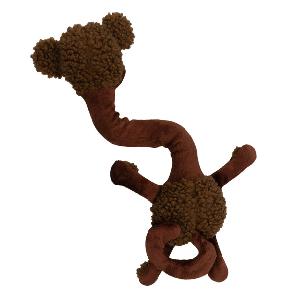 Іграшка для Собак Barksi з хрусткою шиєю та пищалкою Мавпа